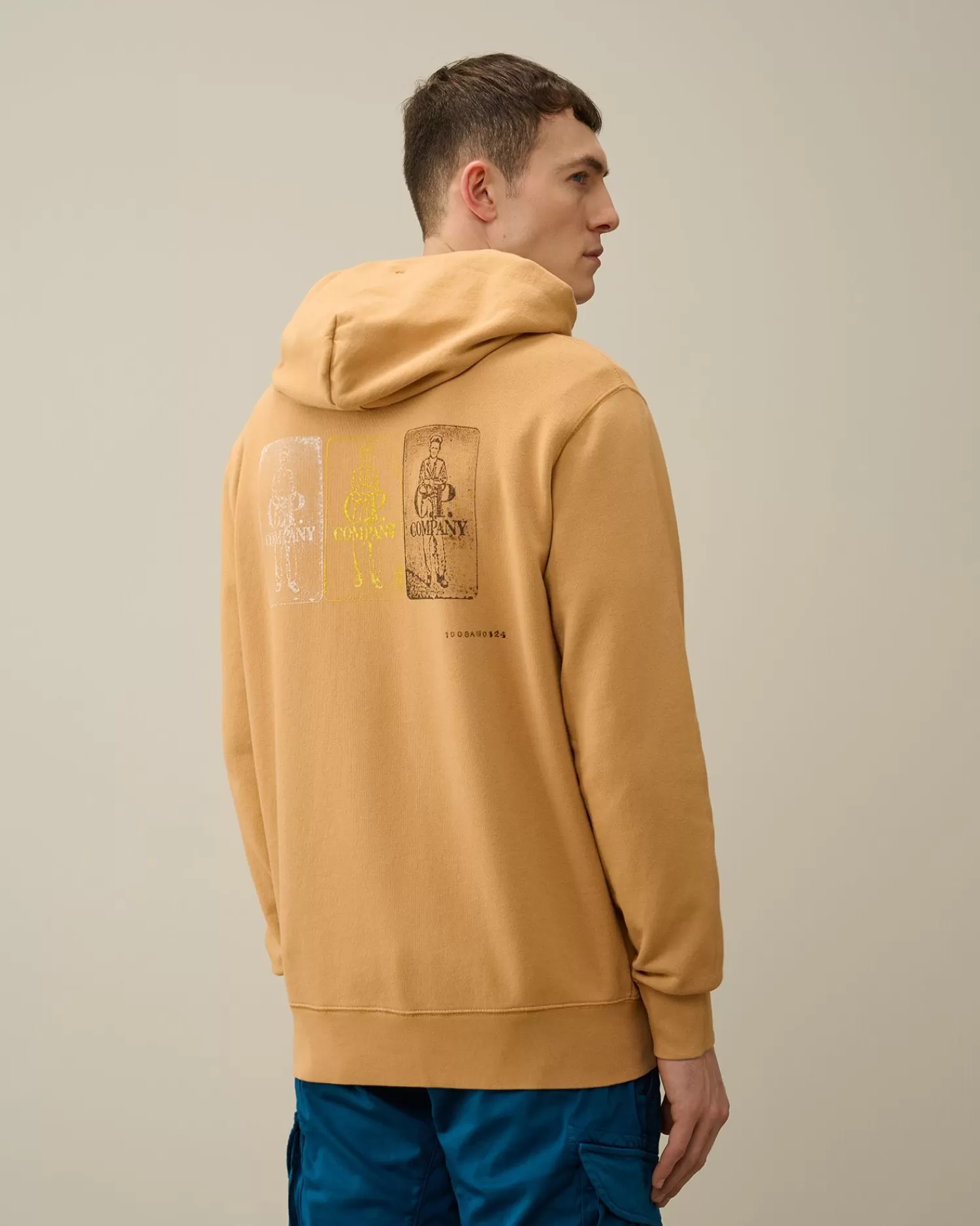 Best C.P. Company Let Fleece Sweatshirt Med Lynlas Ivy Gron