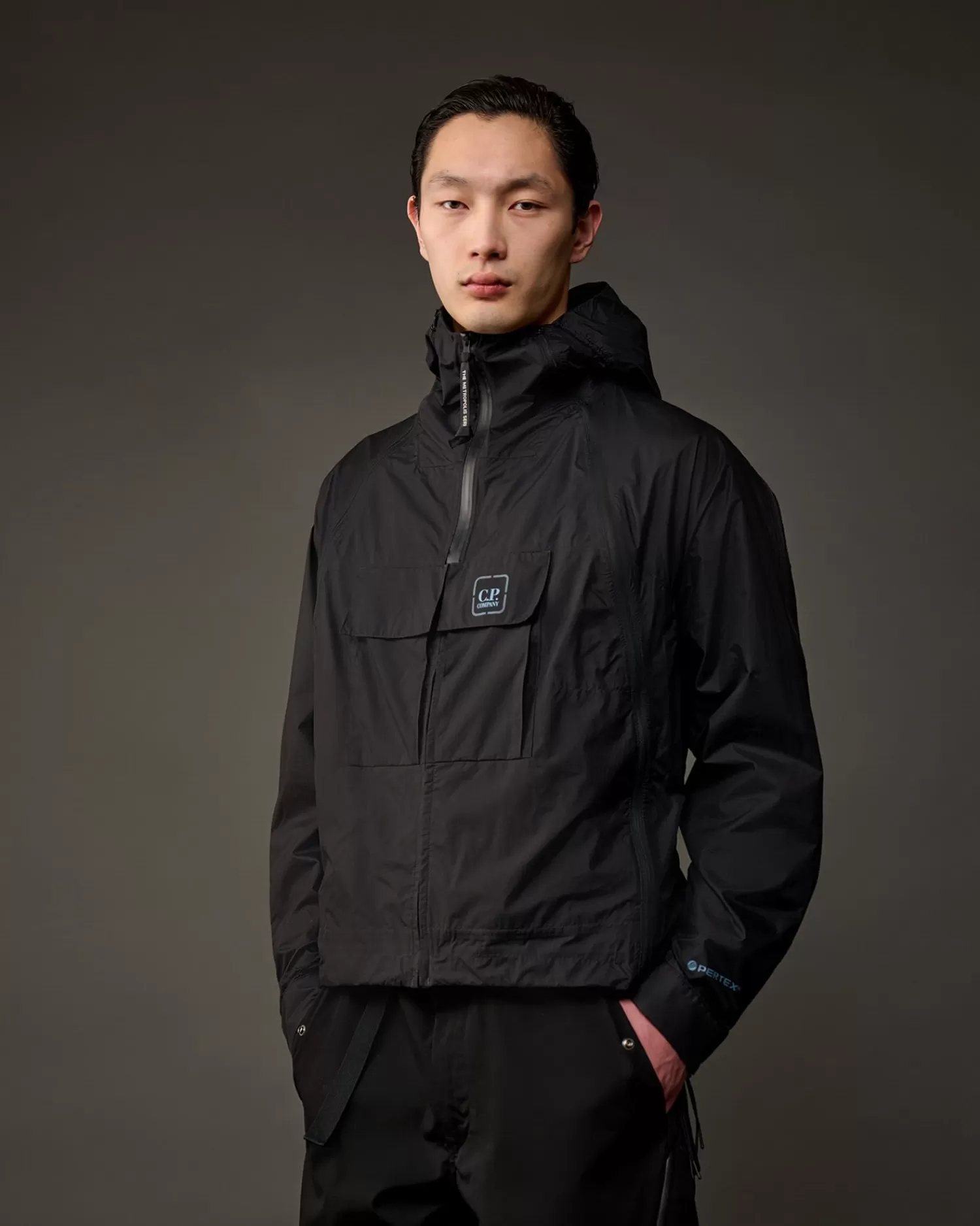 Best Sale C.P. Company Nylon B Neck Flap Bucket Hat Agave Gron